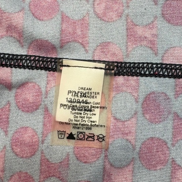 Title Nine Dream Dress Small Red Grey Geometric Dot 1/4 Zip Long Sleeve - Picture 8 of 11